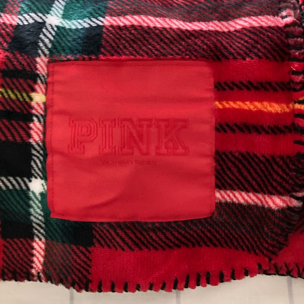 PINK plaid blanket
